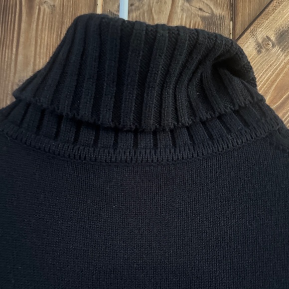 J. Crew Black Turtleneck sweater dress - Picture 6 of 8